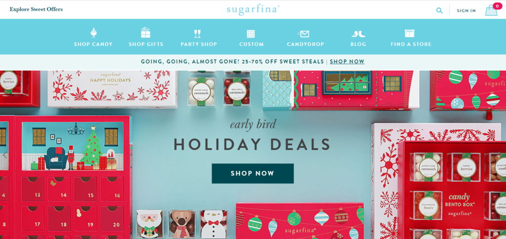 sugarfina shopify store